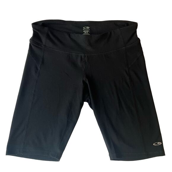 Champion Women’s Above Knee Leggings size M, solid Black - Picture 1 of 7